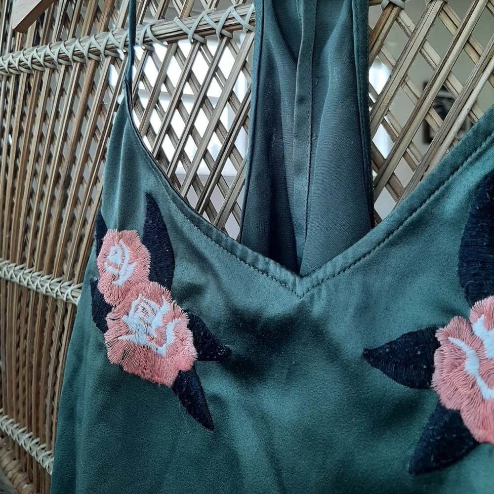 Camisole - Roxy, Small, Forest Green